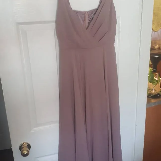 BHLDN Eva Dress in Violet Grey (medium) photo 1