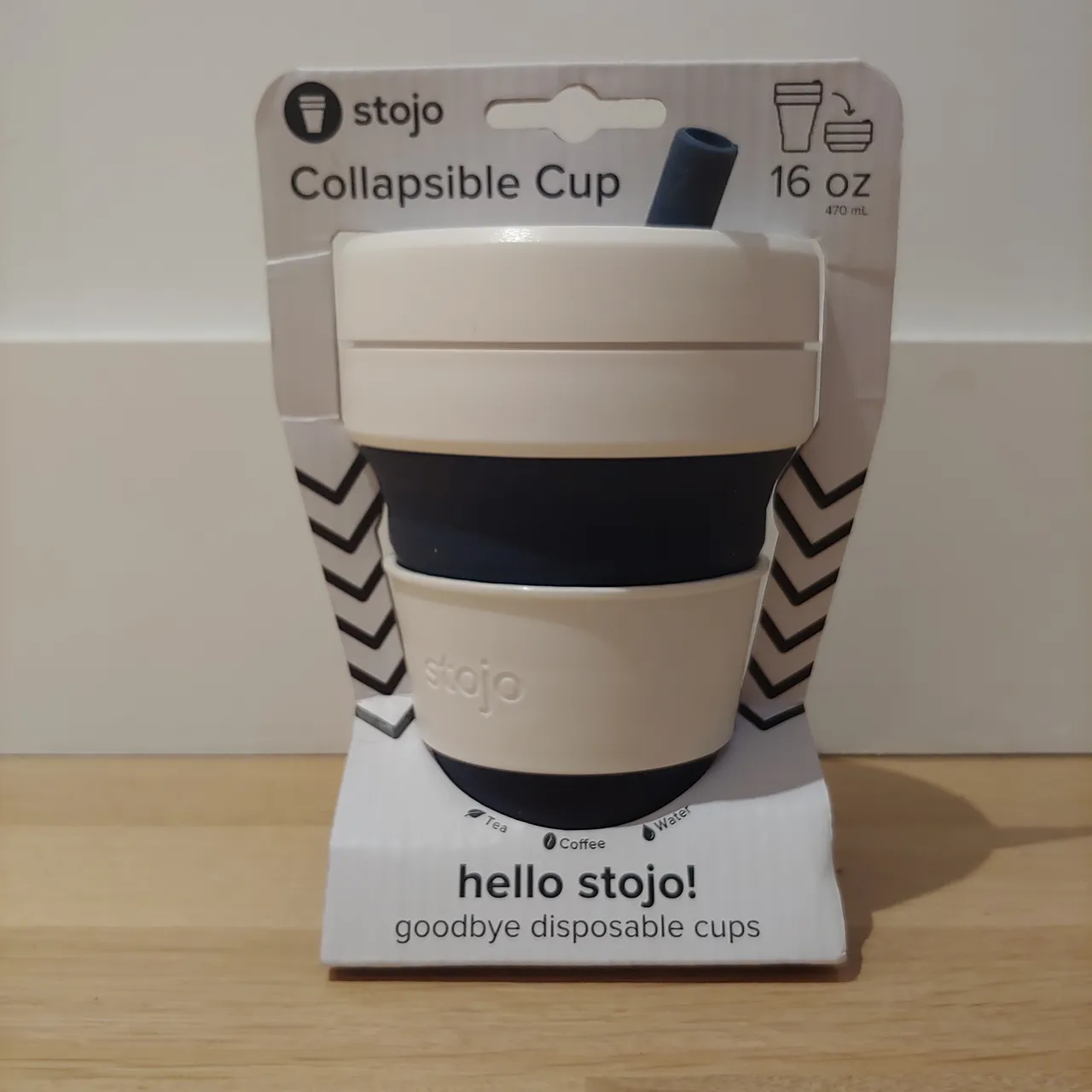 Stojo Collapsible Cup 16oz photo 1
