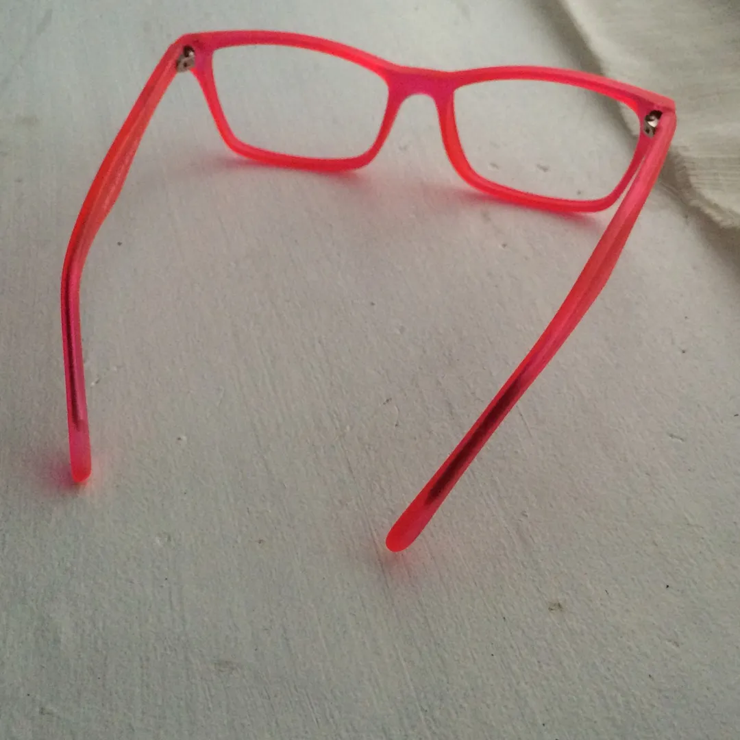 Translucent Pink Glasses Frames photo 4