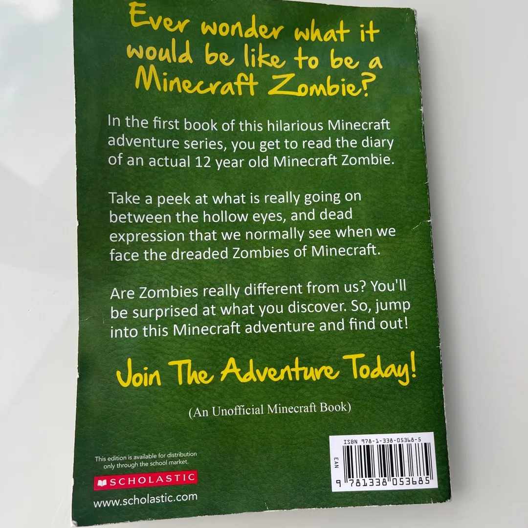 Diary Of A Minecraft Zombie Kids Book photo 3