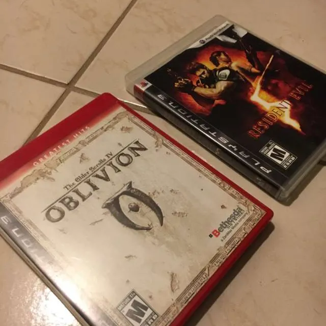 PS3 Oblivion And resident Evil 5 ✌🏻️ photo 1