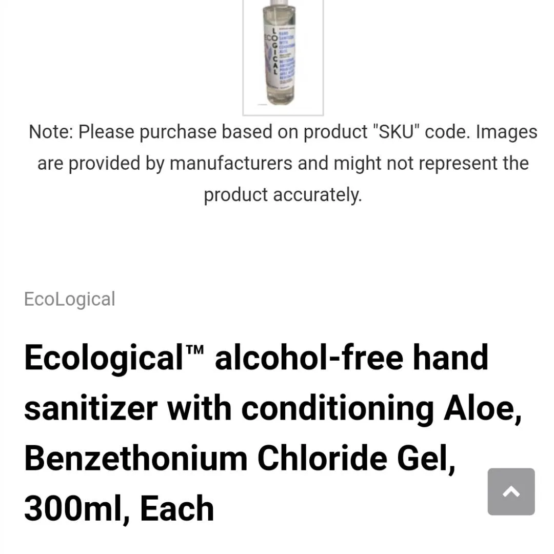 Won't Blow Up In Your Car-Alcohol-free hand sanitizer ECOLogi... photo 4