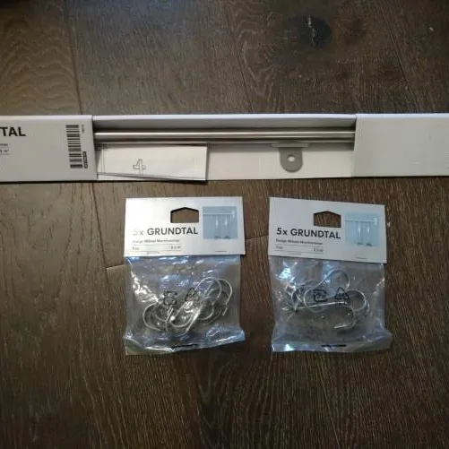 BNIB GRUNDTAL Ikea Rack and Hooks (discontinued product) photo 4