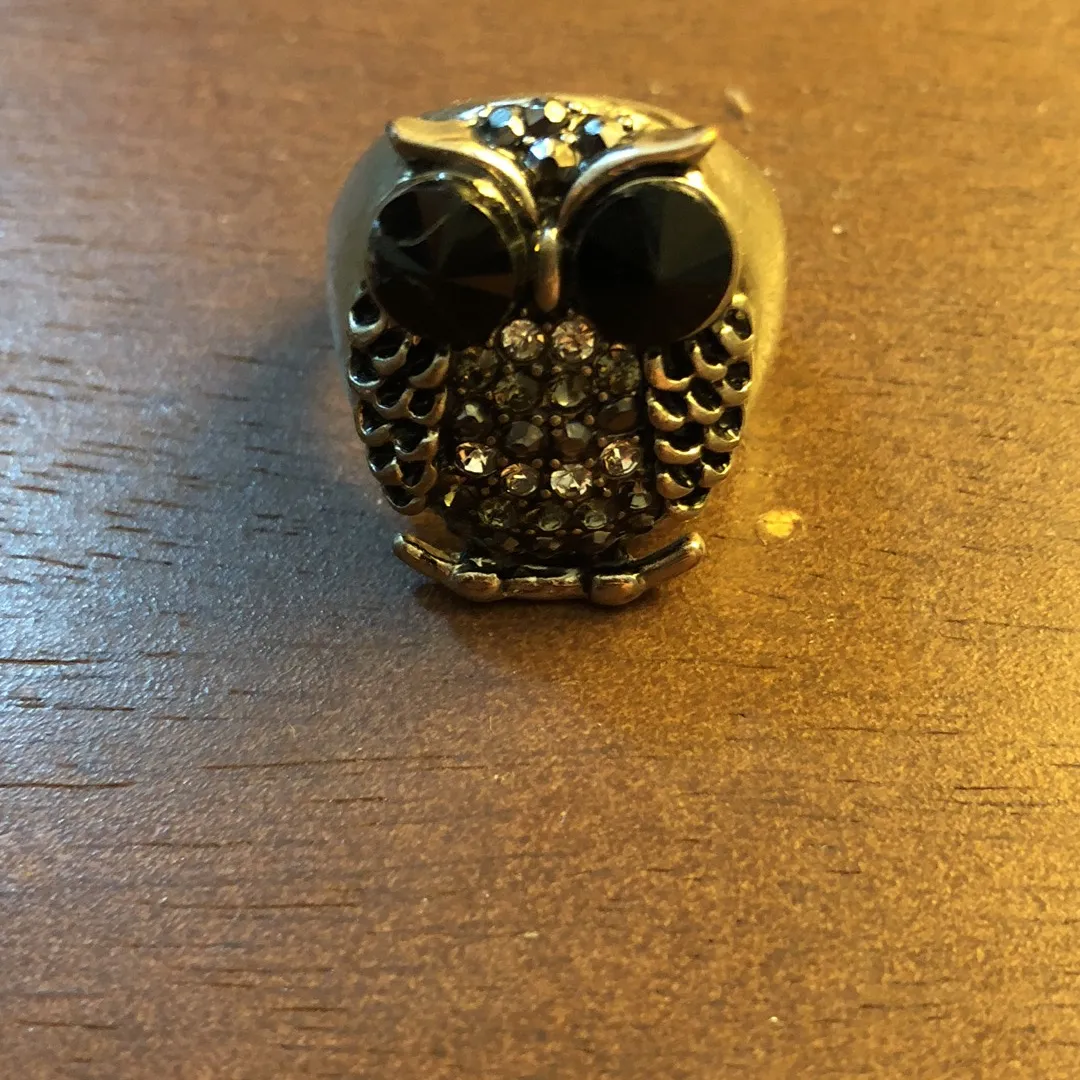 Owl Ring Size 8/9 photo 1