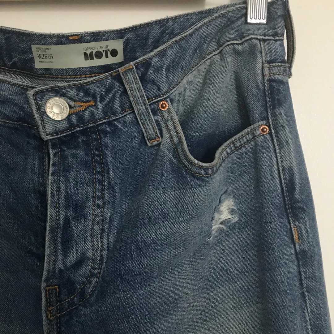 TOPSHOP PETITE - Hayden Boyfriend Jeans W26 L28 (FITS W28+) photo 4