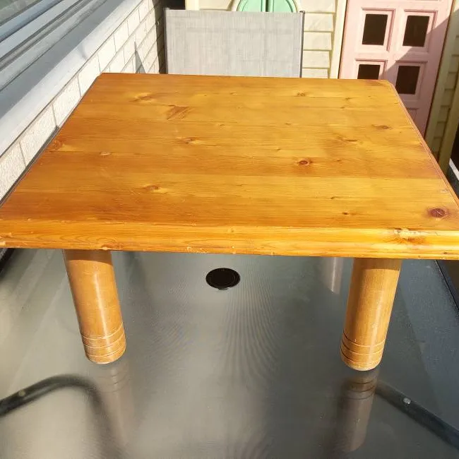 Small Wood Table photo 1