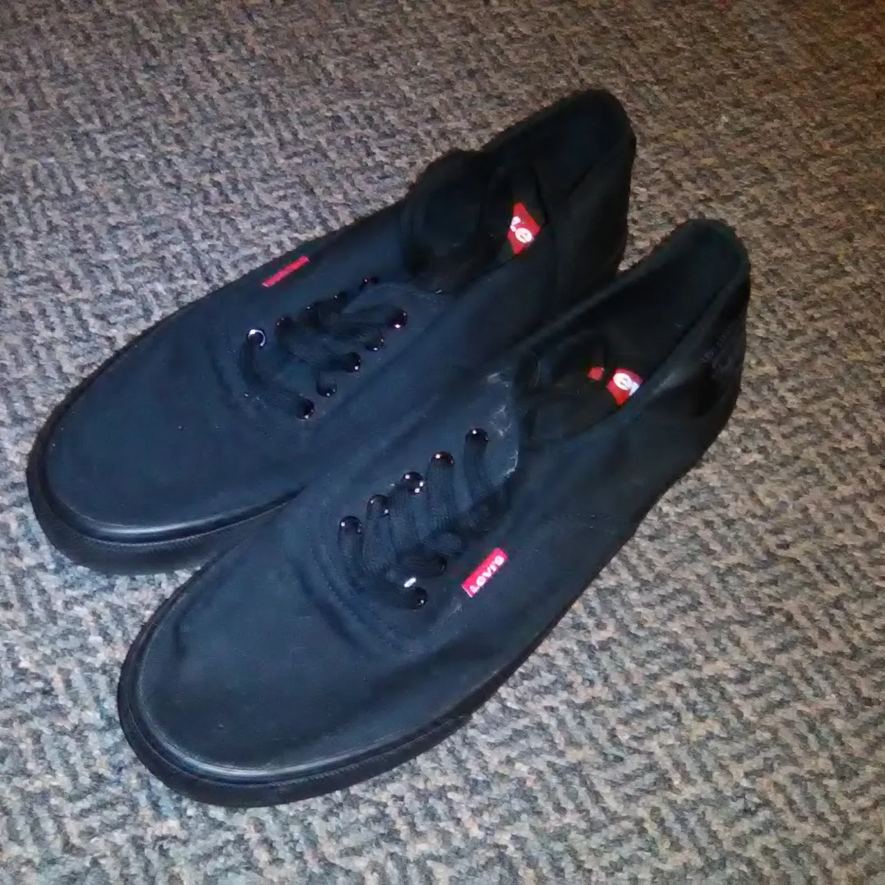 Black Levi Shoes - Size Male 11 - Never Worn photo 1