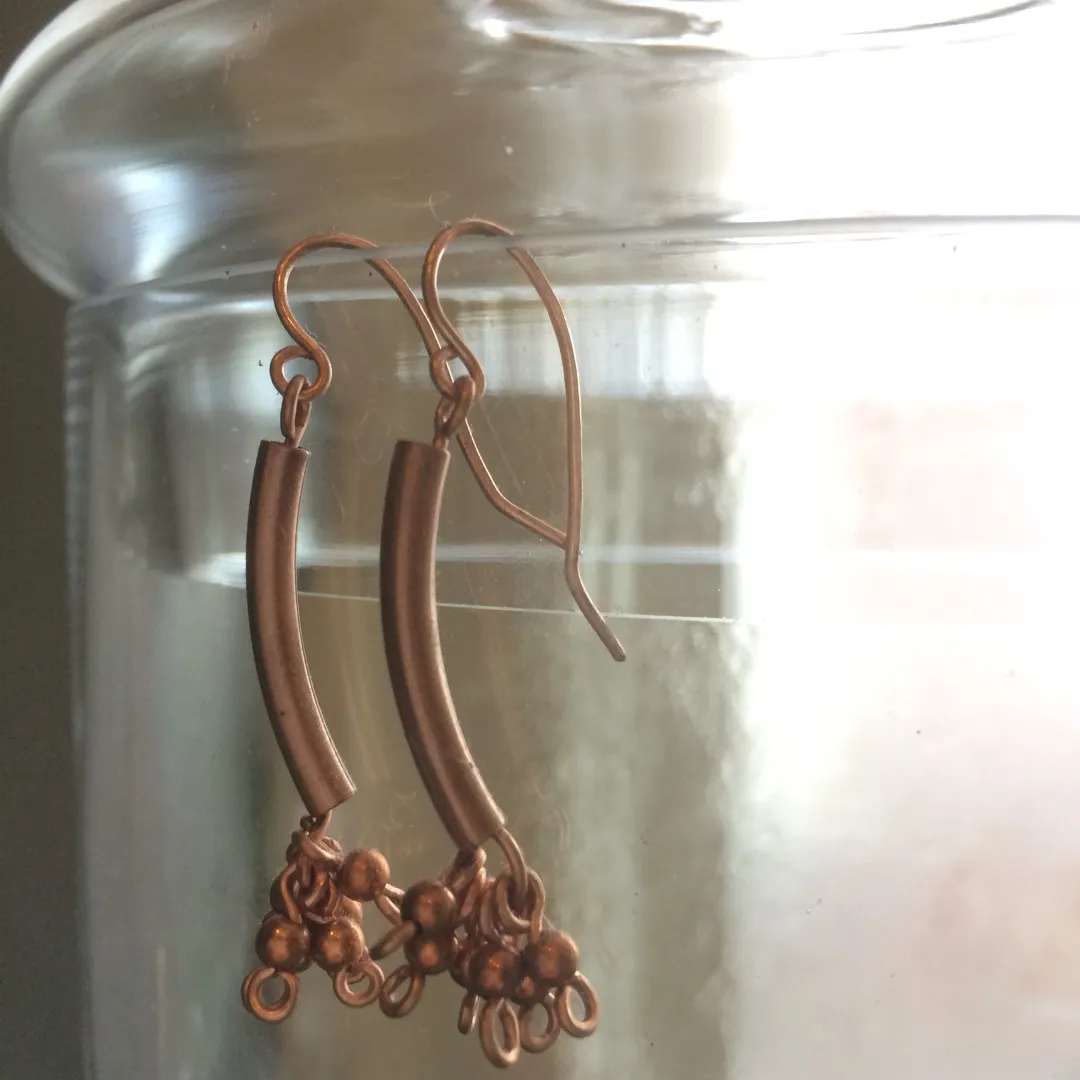 Copper Earrings - Handmade By Me photo 1