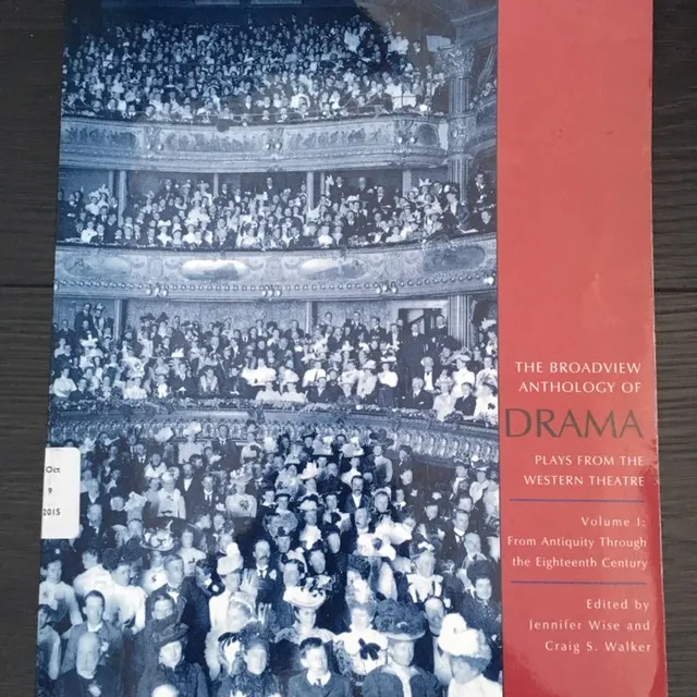 The Broadview Anthology Of Drama photo 1
