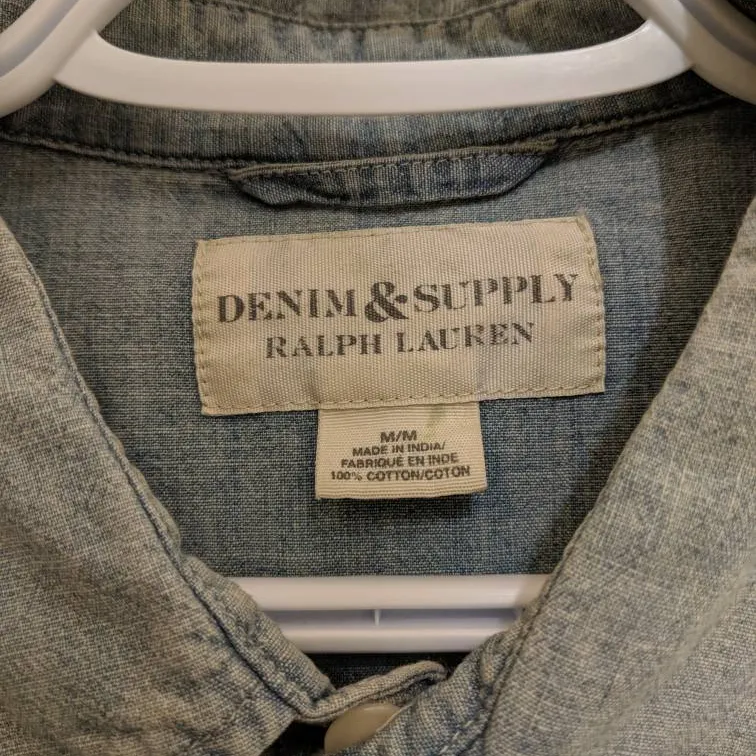 Ralph Lauren Denim Shirt (Adult Medium) photo 4