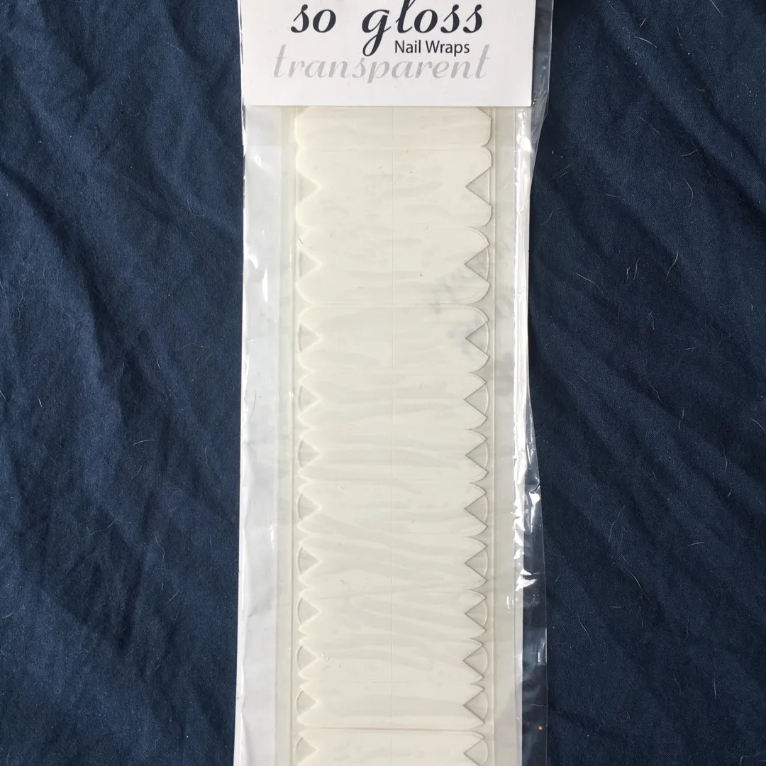So Gloss Transparent Nail Wraps photo 1