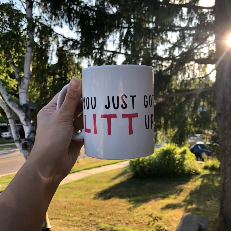 Custom SUITS Mug - “You Just Got LITT Up!” photo 1
