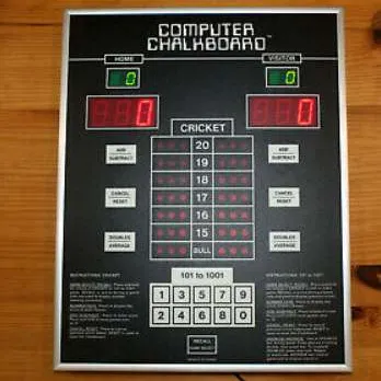 Darts Electronic "Computer Chalkboard" - Scores a few dart games photo 1