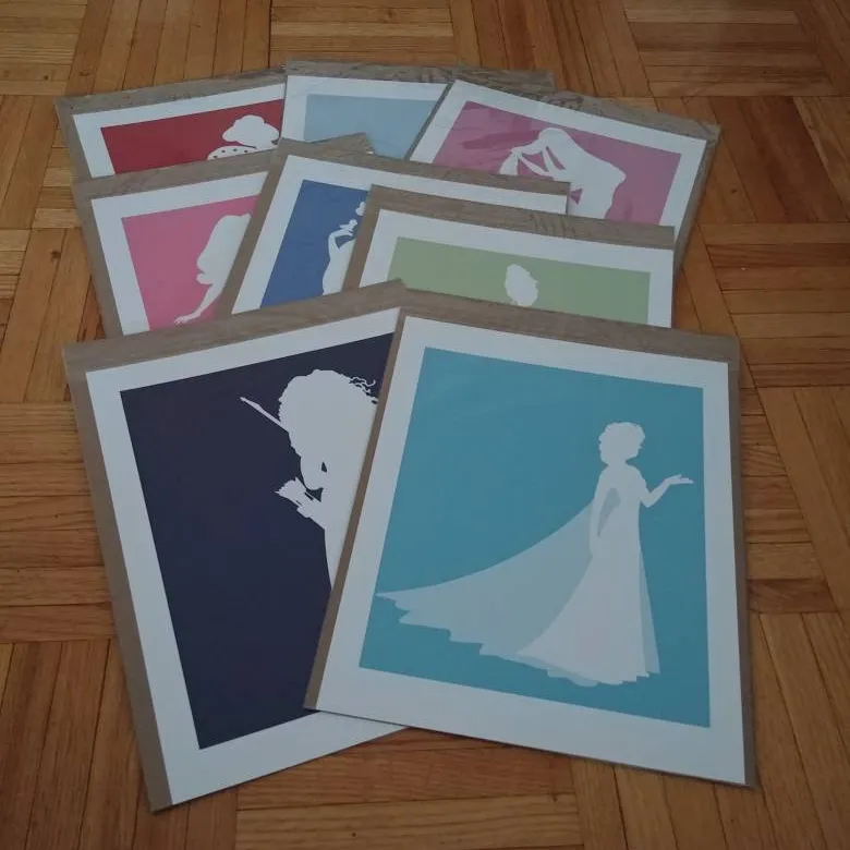 Disney Princess Silhouette Prints photo 1