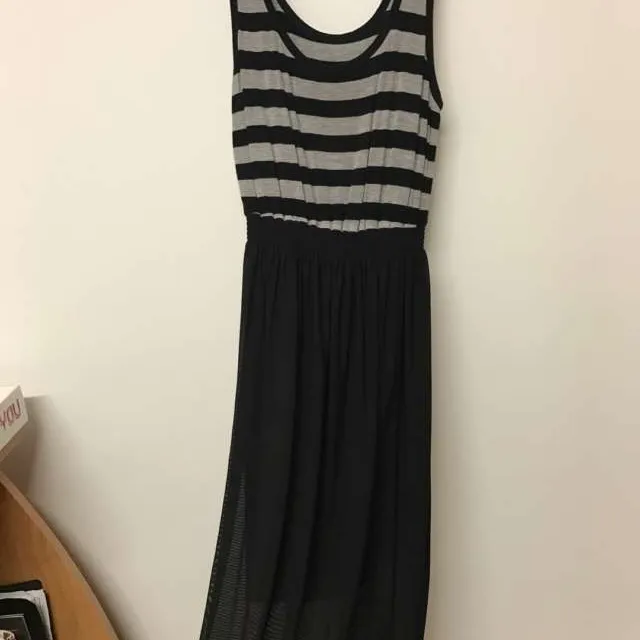 Long Sheer Dress Fits XS And S photo 1