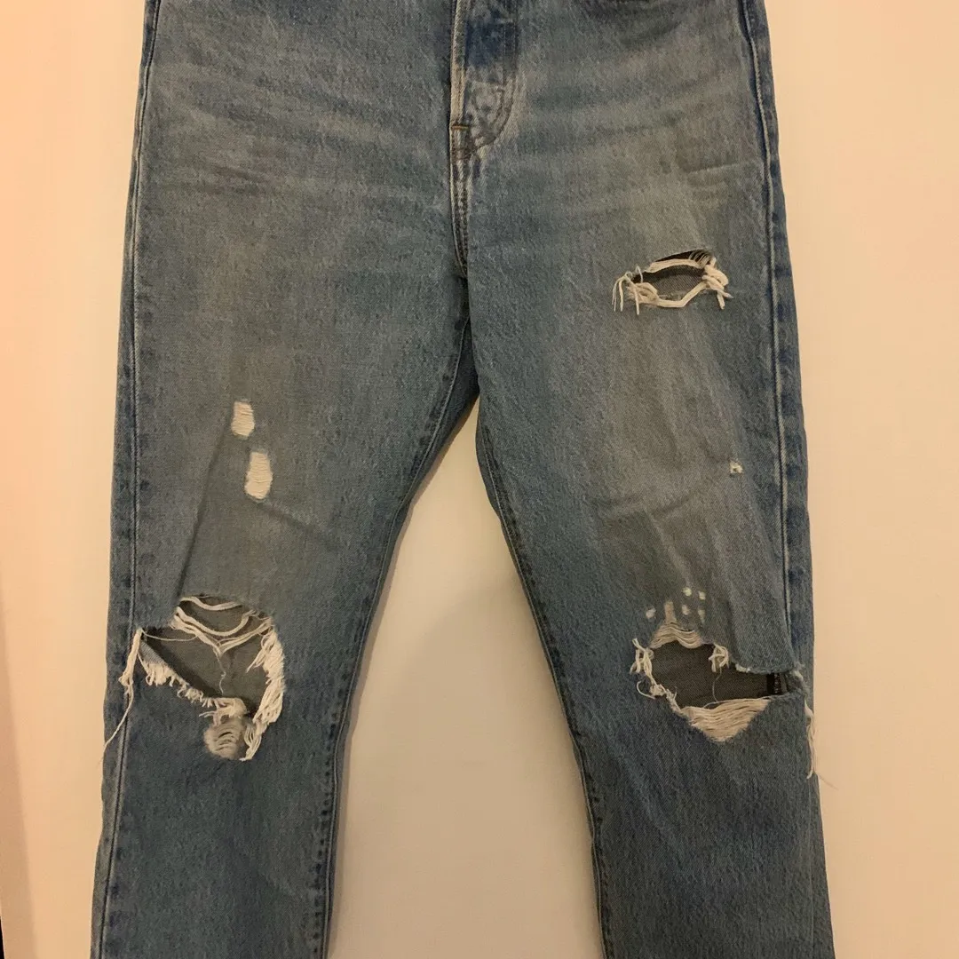 Levi Wedgie Straight Jeans Size 27 photo 5