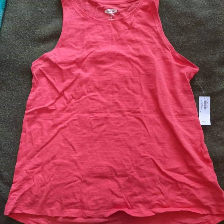 Pink Old Navy Racerback Tank (Small) photo 1