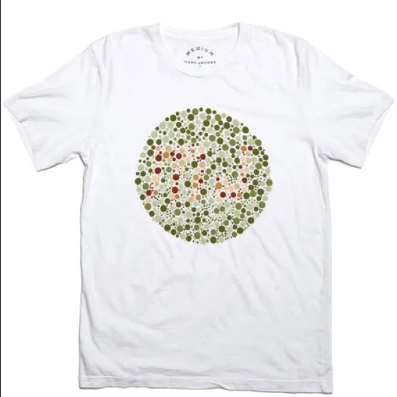 New marc by Marc Jacobs colorblind tshirt unisex small or medium photo 1