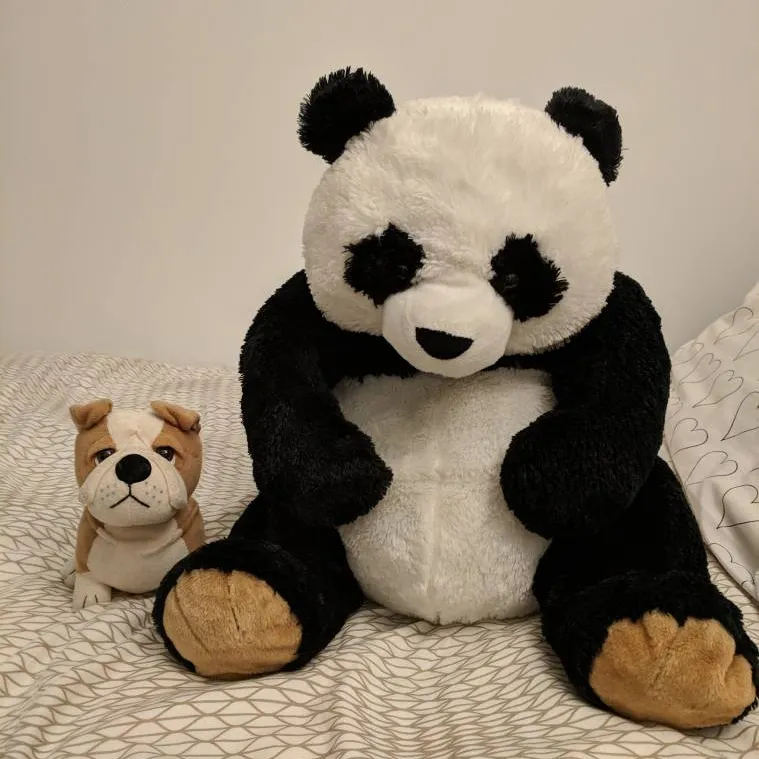 Panda And Dog Stuffed Animal photo 1