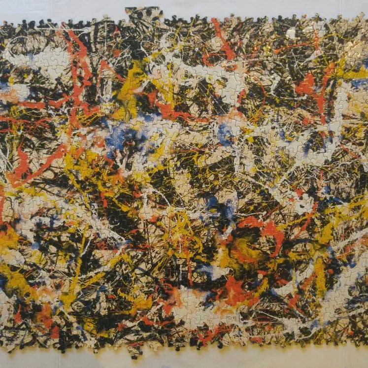 Jackson Pollock Convergence Puzzle photo 3
