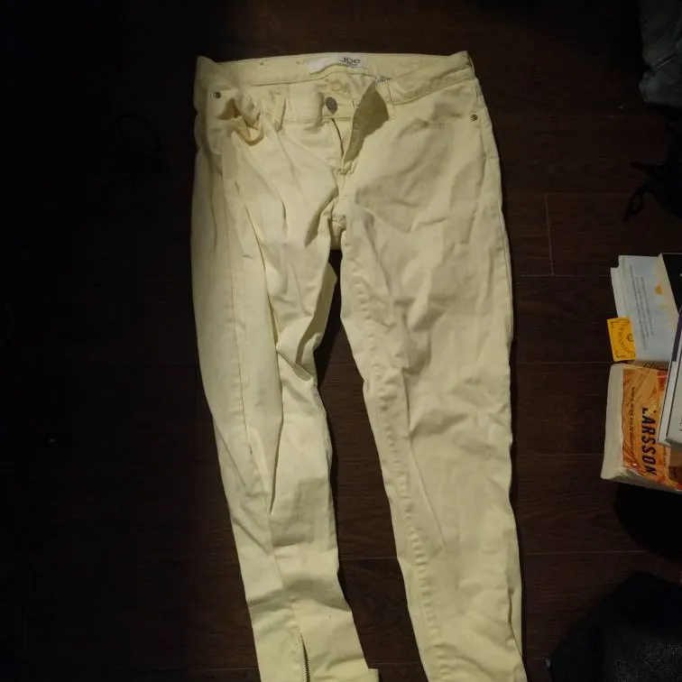 Pale Yellow Joe Fresh Jeans photo 1