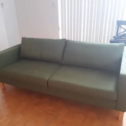 TRADE PENDING FREE Olive Green Couch- for pick Up Only photo 1