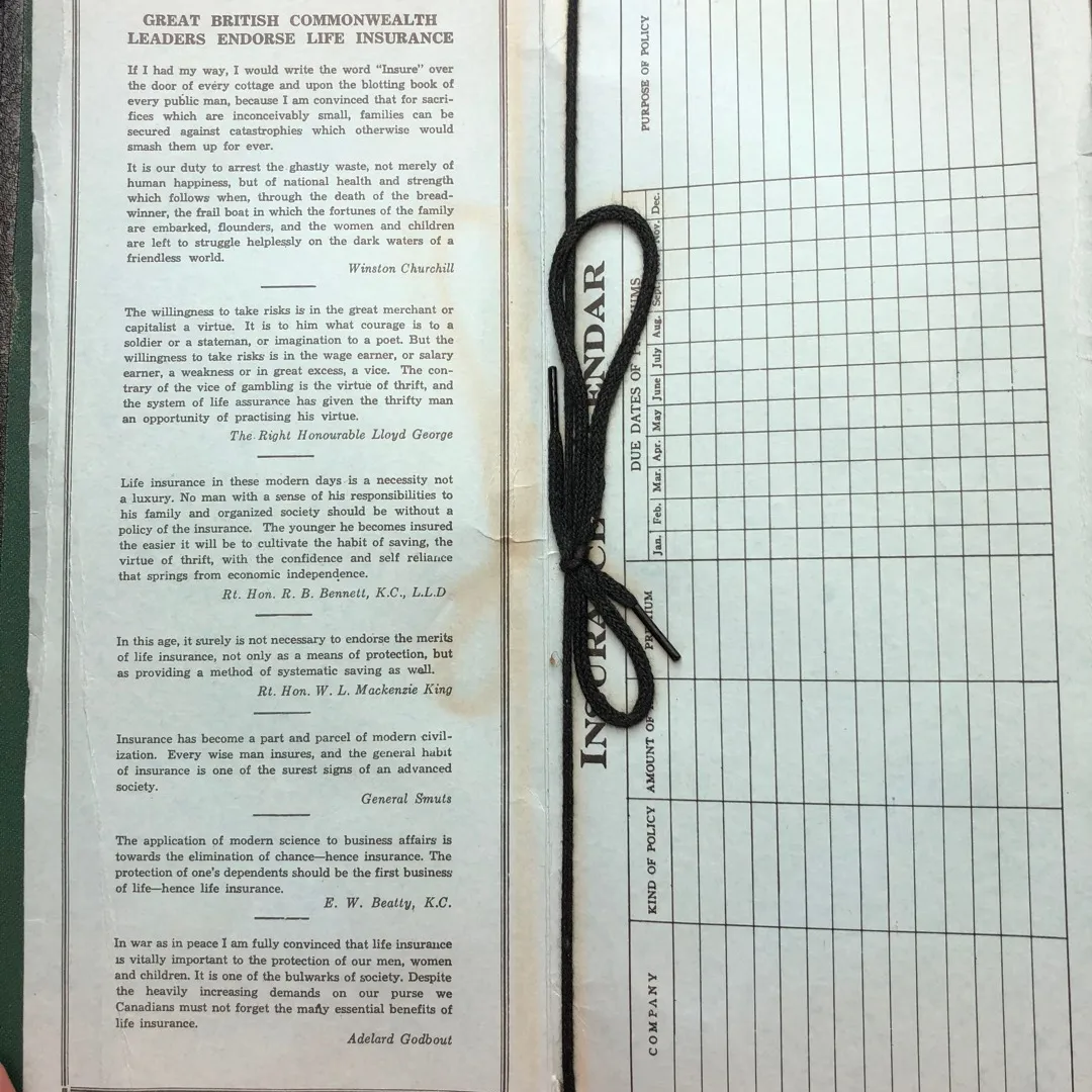 Vintage Metropolitan Life Insurance Document Holder photo 6