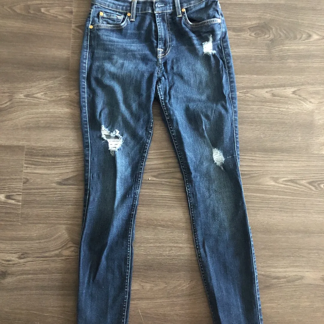 7 For All Mankind Jeans Size 27 photo 1