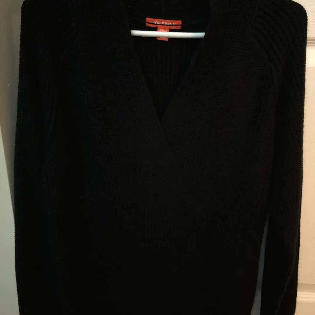 Joe Fresh Black Pullover Sweater For Girls photo 1