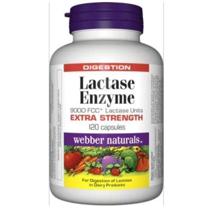 SEALED Webber Naturals - Lactase Enzyme Extra Strength (120 C... photo 1