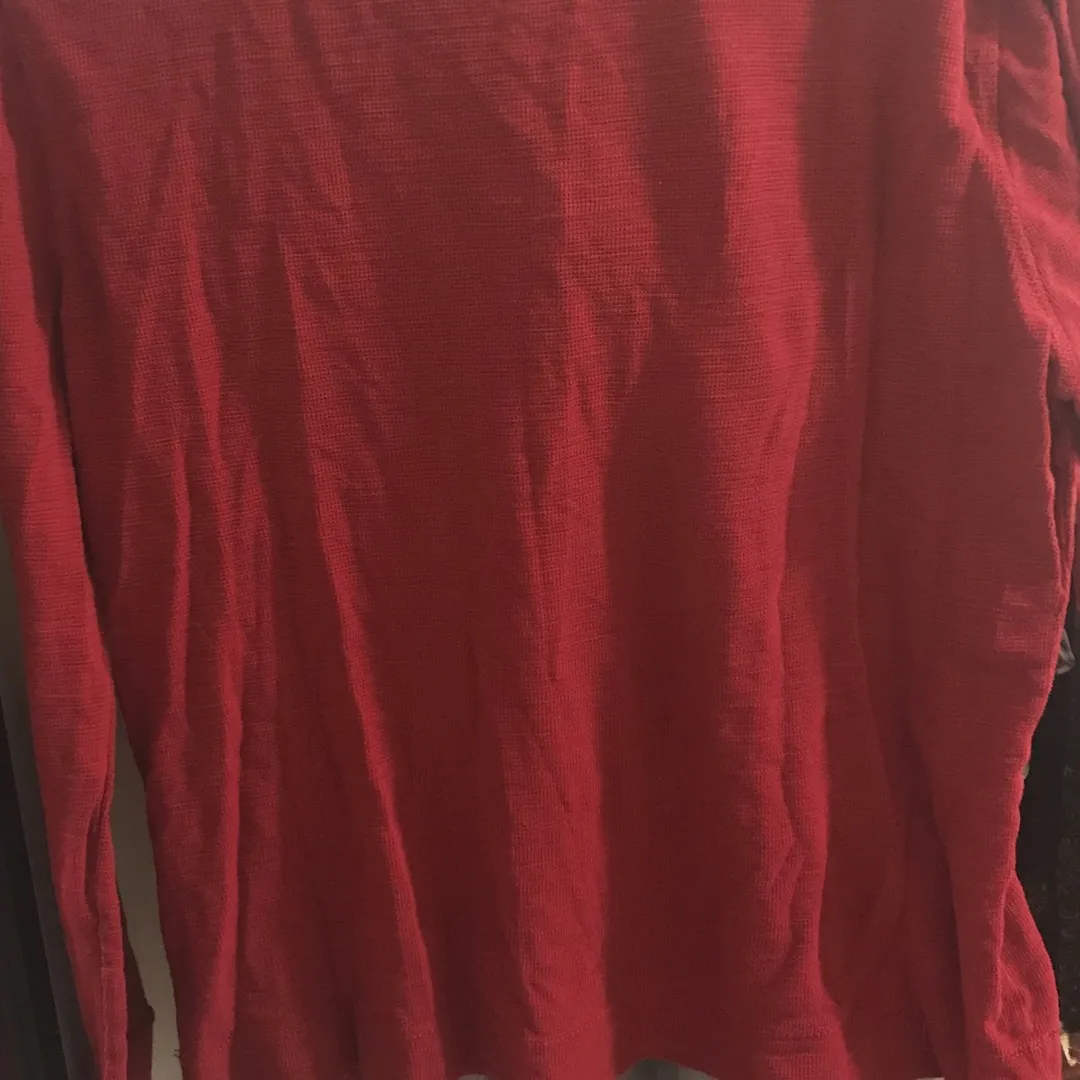 Vintage Ralph Lauren Red Long Sleeve T-shirt photo 4