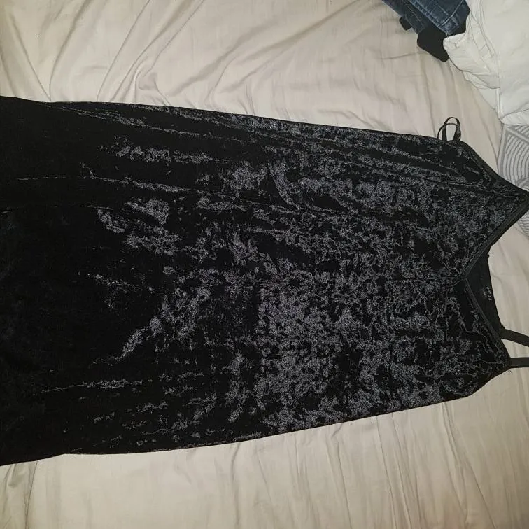 Black Velvet Dress photo 1