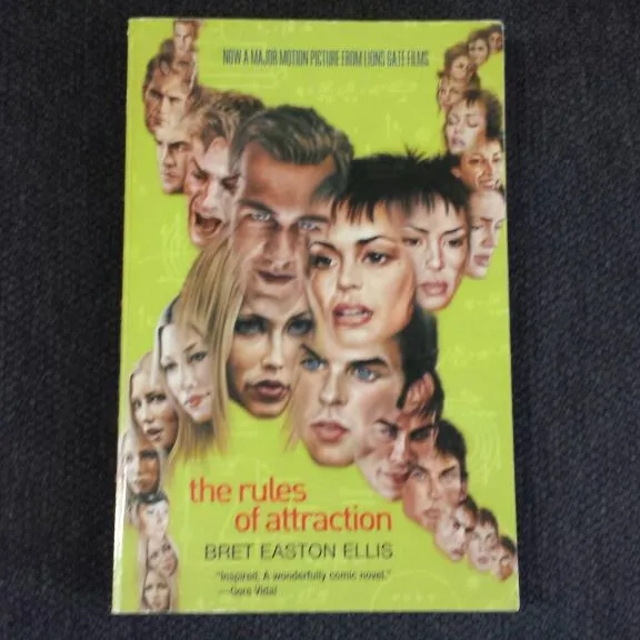 Rules Of Attraction - Bret Easton Ellis Novel photo 1