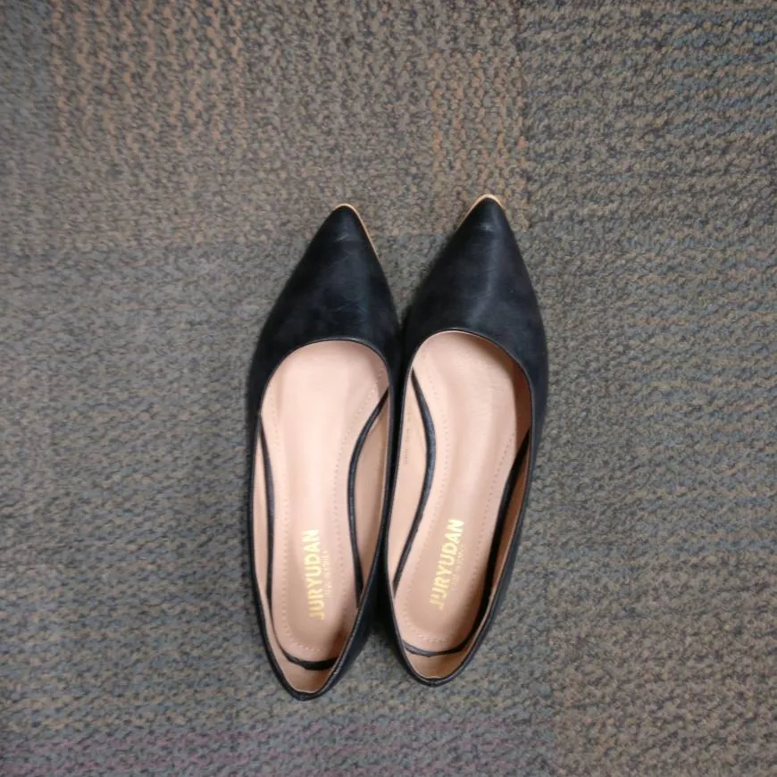 Black Pointed Flats photo 1