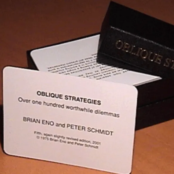 ISO Oblique Strategies cards photo 1