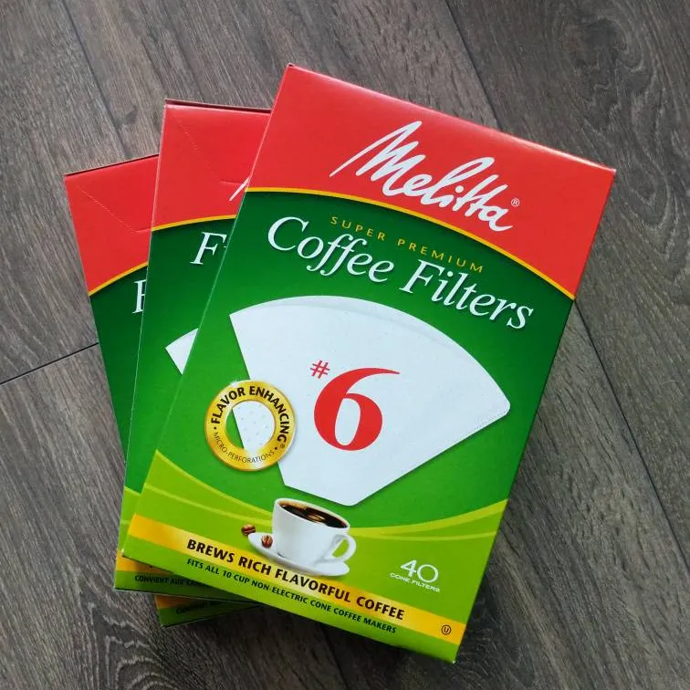 3x Melitta #6 Coffee Filters FREE photo 1
