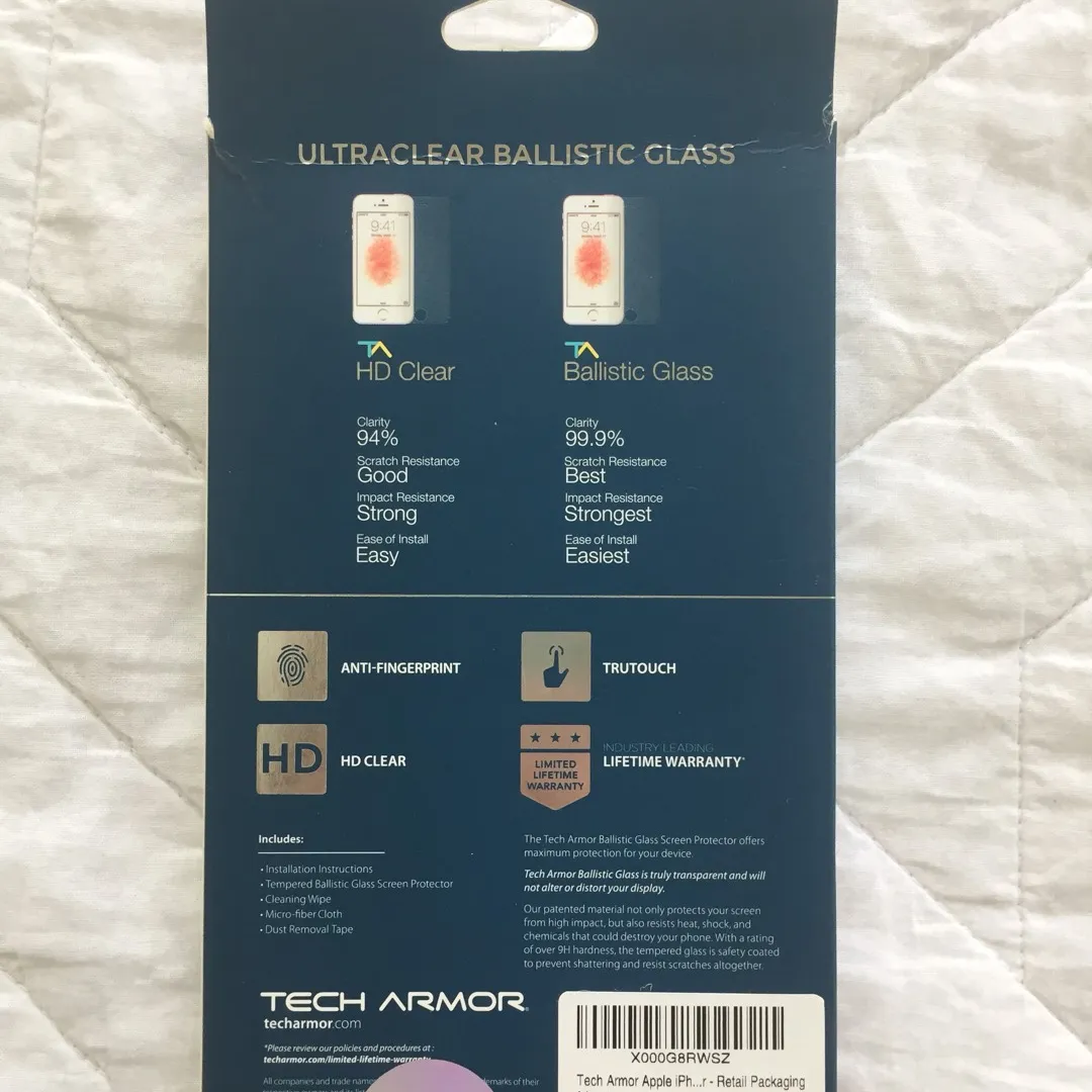 iPhone SE / 5 / 5S / 5C Glass Screen Protector photo 3
