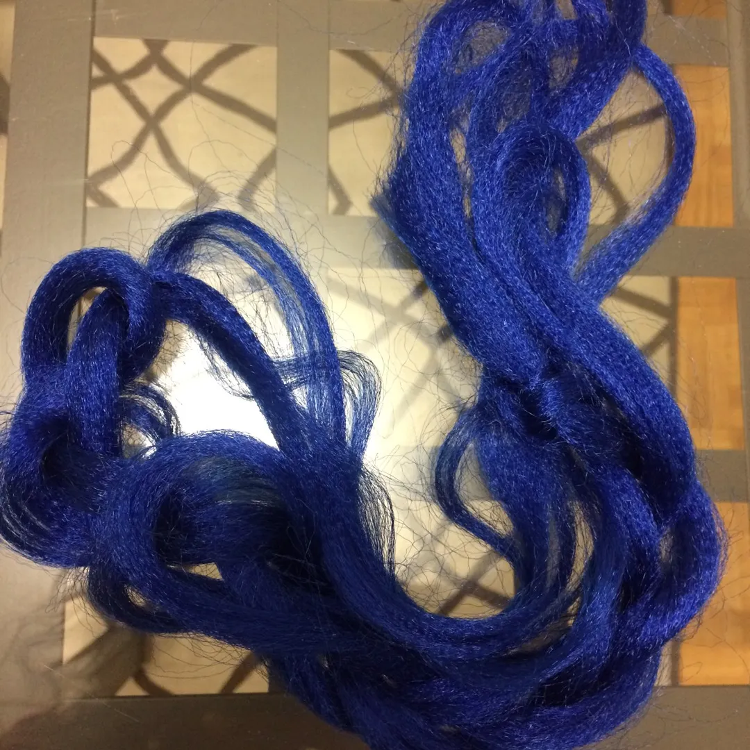 Blue Hair Curl photo 1