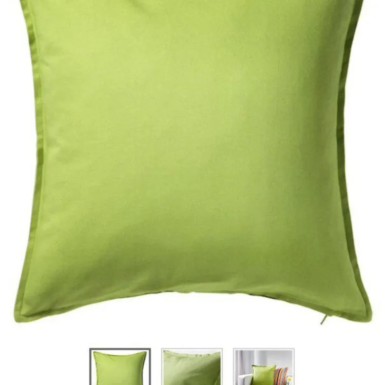 Pillow Cover - Ikea Gurli - Orange and Green photo 1