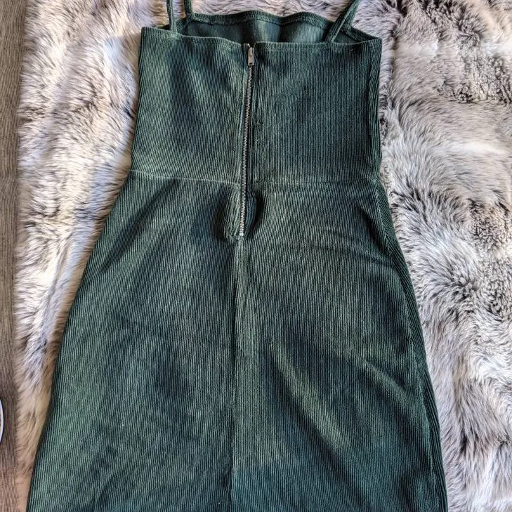 ✨ Green Corduroy Dress photo 3