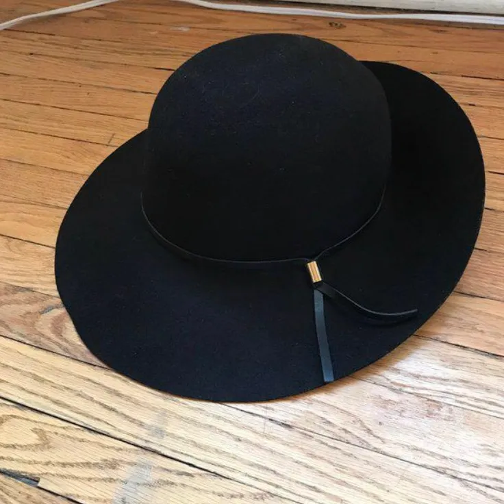 Black Brimmed Bowl Hat (Médium) - H&M photo 1