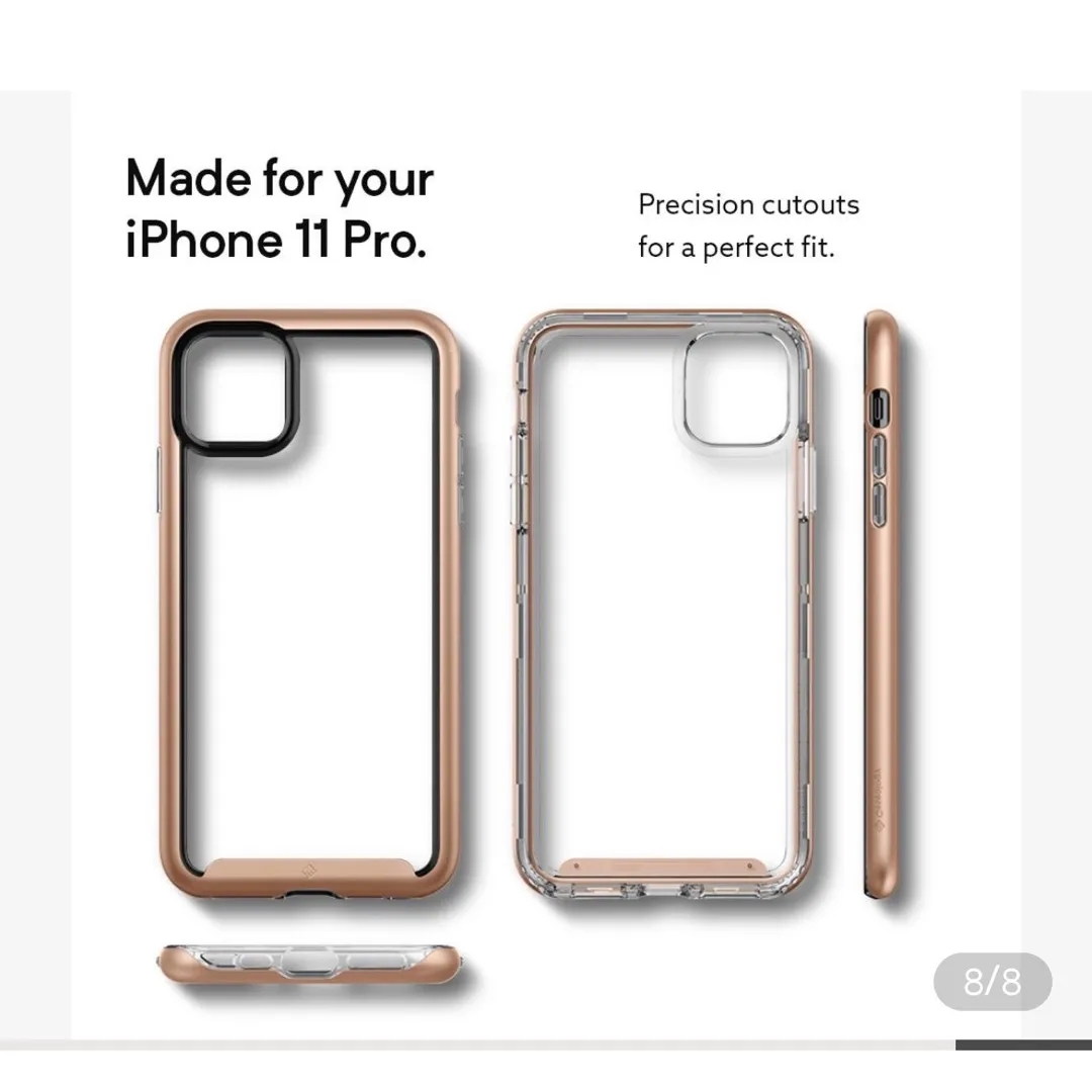 BNIB iPhone 11 Pro Caseology Skyfall Case - Champagne Gold photo 6