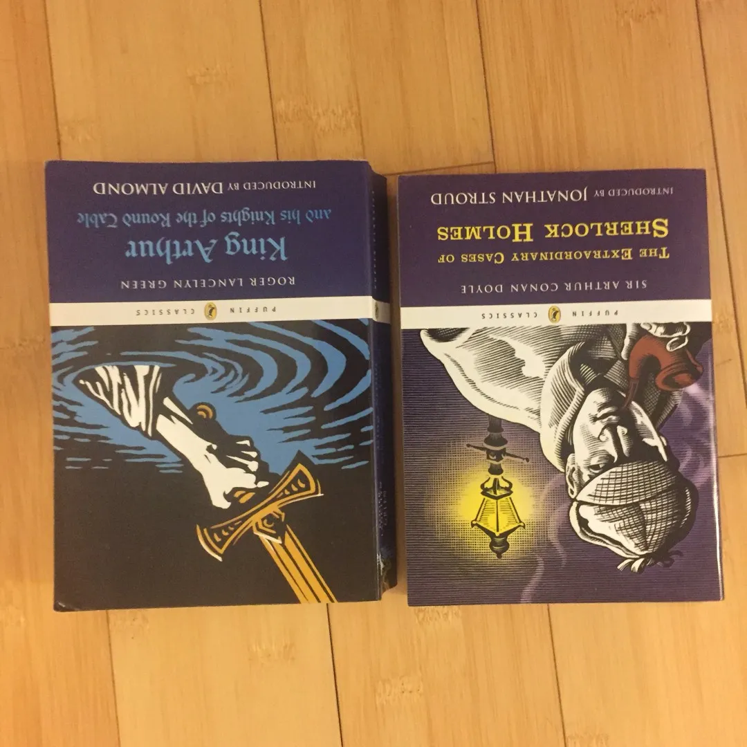 classic books: king arthur and sherlock holmes photo 1