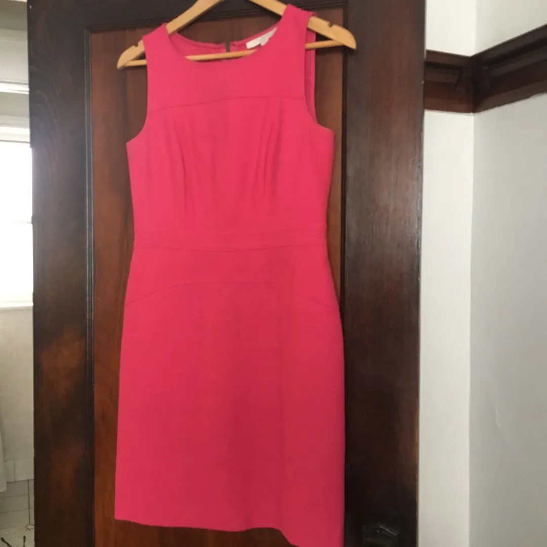 Loft Pink Sheath Dress (size 4) photo 1