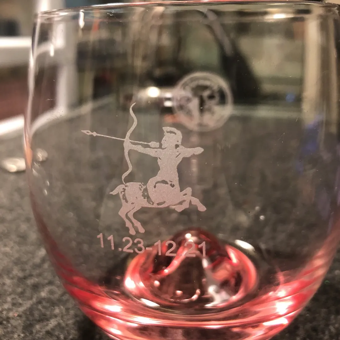 Sagittarius Glass Cup With Red Tint From Ichiban photo 1