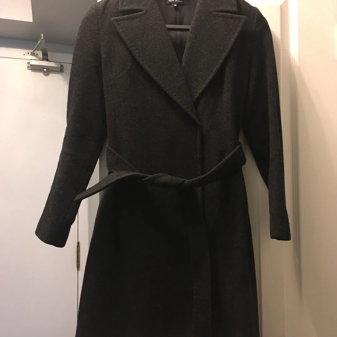 Aritzia-Talula Babaton Wool Coat- Dark Grey- Older Style But ... photo 1