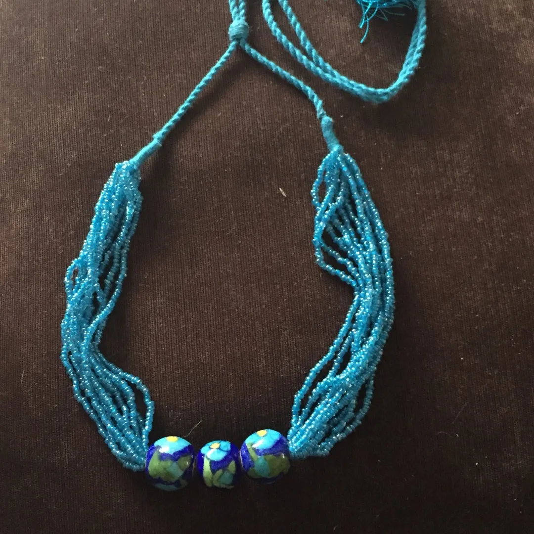 Beaded And Cord Necklace photo 3