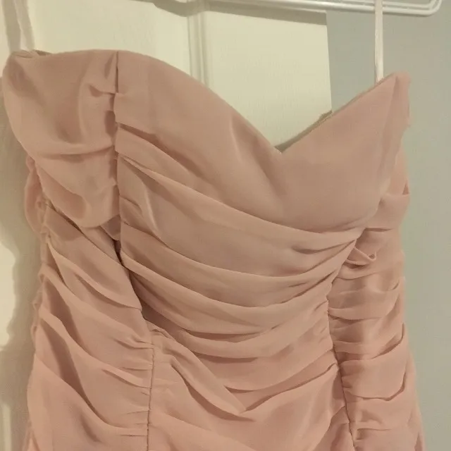 Fitted Sexy Light Pink H&M Dress photo 4
