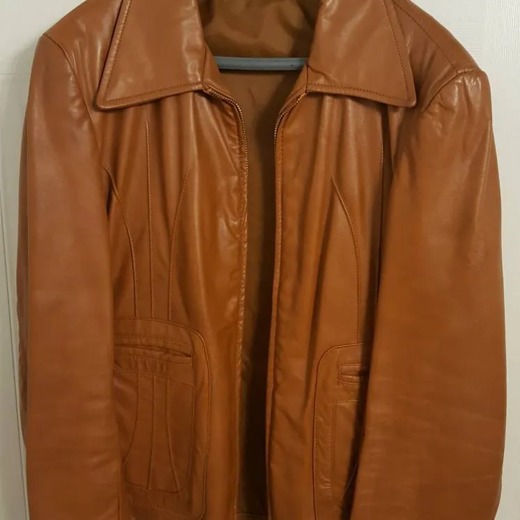 Vintage Leather Jacket Like New photo 1