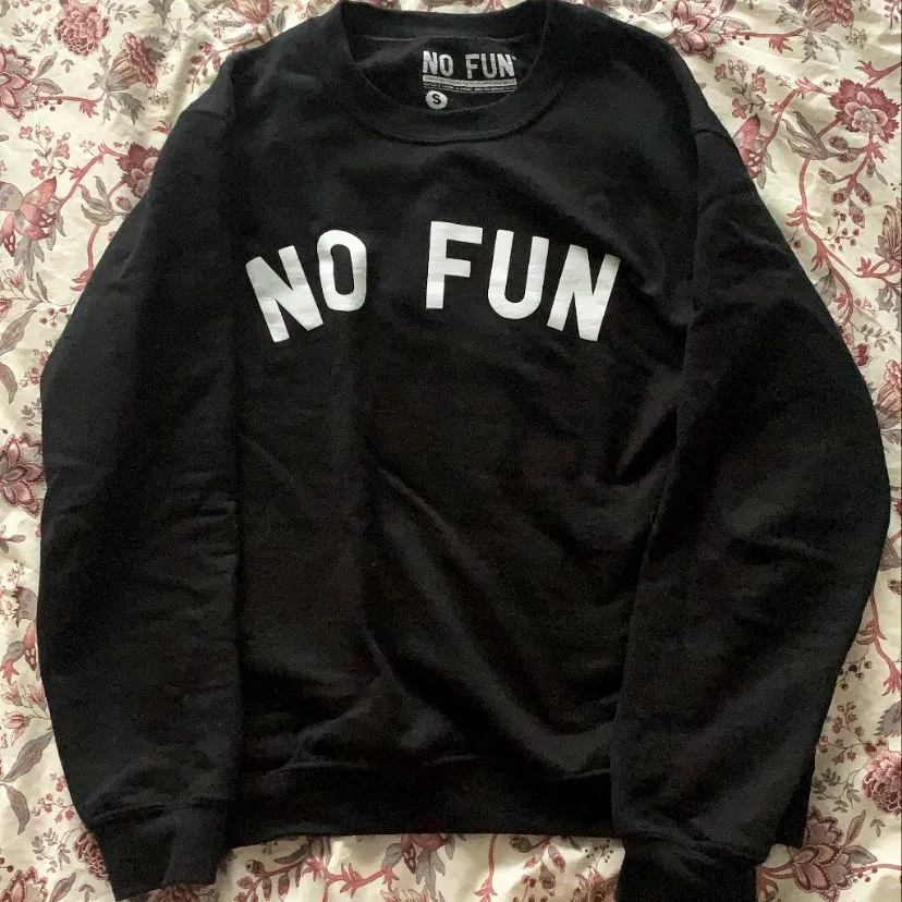 No Fun Crewneck Sweater photo 1